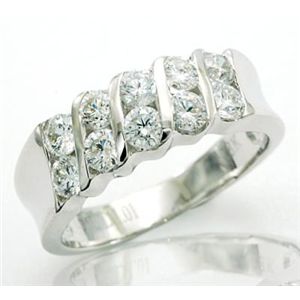 鑑別書付!天然ダイヤモンドリングwra849 1.01ct K18WG