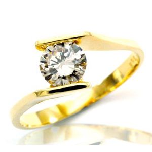 �ӕʏ��t�I�V�R�_�C�������h�����Odr4436  0.63ct  K18YG	