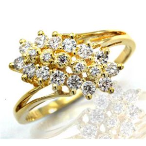 �ӕʏ��t�I�V�R�_�C�������h�����Owra871  0.41ct  K18YG	