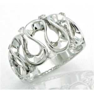 鑑別書付!天然ダイヤモンドリングwra408 0.07ct K18WG