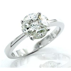 �ӕʏ��t�I�V�R�_�C�������h�����Owra596  0.63ct   0.14ct   K18WG	
