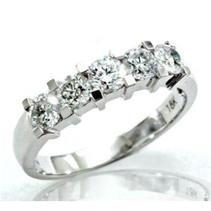 鑑別書付!天然ダイヤモンドリングwra721 0.92ct K18WG