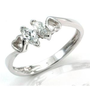 �ӕʏ��t�I�V�R�_�C�������h�����Odr25  0.23ct  K18WG	