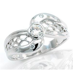 �ӕʏ��t�I�V�R�_�C�������h�����Odr3758  0.15ct 0.02ct  K18WG	