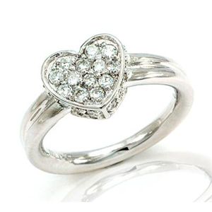 鑑別書付!天然ダイヤモンドリングdr437 0.30ct 0.27ct K18WG