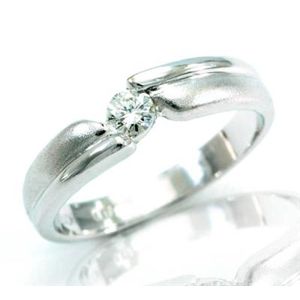 �ӕʏ��t�I�V�R�_�C�������h�����Odr741  0.13ct  K18WG	