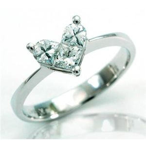 鑑別書付!天然ダイヤモンドリングdr3441 0.47ct K18WG