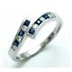 �ӕʏ��t�I�V�R�u���[�T�t�@�C�A0.20ct*�_�C�������h�����O0.11ct  sr361  K18WG
