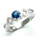 �ӕʏ��t�I�V�R�u���[�T�t�@�C�A�����O  0.40ct  *  K18WG