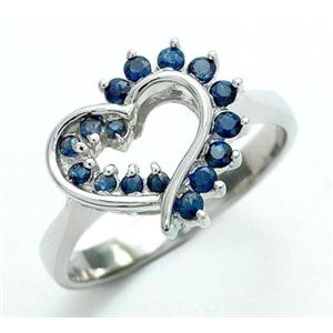 �ӕʏ��t�I�V�R�u���[�T�t�@�C�A�����O  0.42ct  * sr127  K18WG	