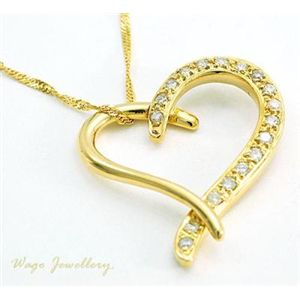 ���ӕʏ��t�I�V�R�_�C�������h �l�b�N���X wpa467  0.22ct  K18YG	