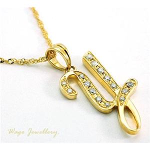 ���ӕʏ��t�I�V�R�_�C�������h �uY�v �l�b�N���X wpa485  0.12ct  K18YG	