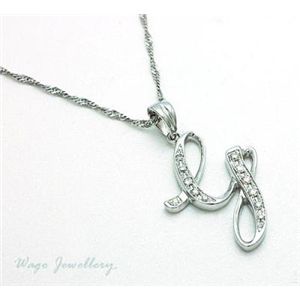 ●鑑別書付!天然ダイヤモンド 「G」 ネックレス wpa505 0.08ct K18WG