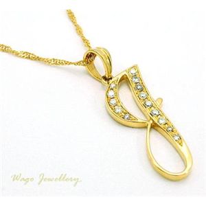 ���ӕʏ��t�I�V�R�_�C�������h �uJ�v �l�b�N���X wpa512  0.13ct  K18YG	