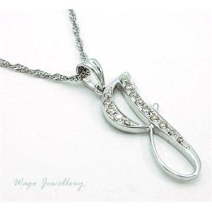 ���ӕʏ��t�I�V�R�_�C�������h �uJ�v �l�b�N���X wpa499  0.09ct  K18WG	