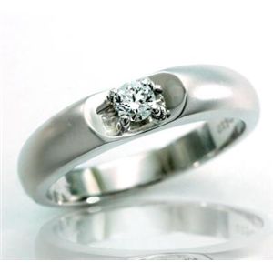 鑑別書付!天然ダイヤモンドリングdr4083 0.17ct K18WG
