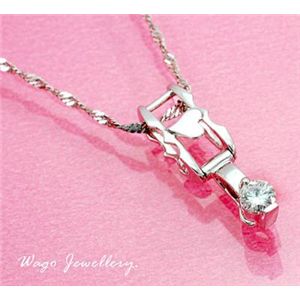 �ӕʏ��t�I�V�R�_�C�������h  �l�b�N���X * wpa338  0.19ct   K18WG	