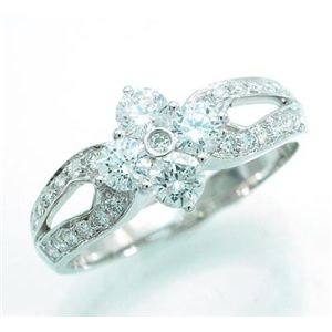 ●鑑別書付!天然ダイヤモンド リング wra956 0.56ct 0.20ct K18WG