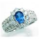 �y��l�C�I�z �ӕʏ��t�� �V�R�_�C�������h1.50ct �� �u���[�T�t�@�C�A0.97ct �����O�� WSRA5  K18WG