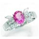 ���ӕʏ��t�I�V�R�s���N�T�t�@�C�A 0.96ct �_�C�������h �����O 0.20ct 0.19ct WPRA13 K18WG 