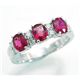 ���ӕʏ��t�I�������V�R���r�[�_�C�������h�����O RR244 1.29ct 0.23ct K18WG