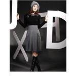 【2008年秋冬新作】◆ワンピース長袖shy-0832gray m