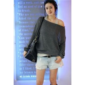 【2008年秋冬新作】長袖トップスcb-0472gray