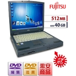 【富士通 Lifebook FMV-NU2】【Celeron1.06Ghz】【Win&nbsp;Xp】【512MB/40GB/DVDマルチ】