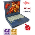 【富士通 Lifebook FMV-NU4】【Celeron1.5Ghz】【Win&nbsp;Xp】【512MB/80GB/DVDマルチ】