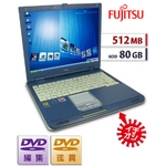 【富士通 Lifebook FMV-NU3】【Celeron1.5Ghz】【Win&nbsp;Xp】【512MB/80GB/DVDマルチ】