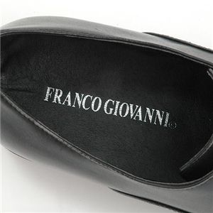 FRANCO GIOVANNIロングノーズ・スクエアトゥドレス FG108 (レースタイプ)ブラック 43 (26.5cm)