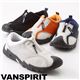 VANSPIRIT(ヴァンスピリット) センターファスナーモックシューズ VR2130 ブラック LL（27.0-27.5cm）