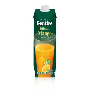 Gentire(ジェンティーレ) マンゴージュース 1L×6本