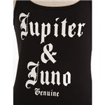 Jupiter&Juno(ジュピターアンドジュノ) K-002T／ロゴタンクトップ ブラック