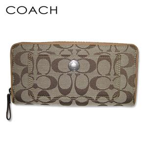 【訳あり】COACH(コーチ) ラウンドファスナー長財布 F41970