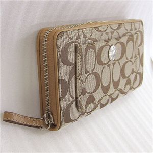 【訳あり】COACH(コーチ) ラウンドファスナー長財布 F41970
