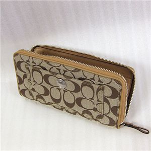 【訳あり】COACH(コーチ) ラウンドファスナー長財布 F41970