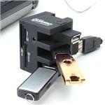 USB接続マルチカードリーダ＆USBハブ