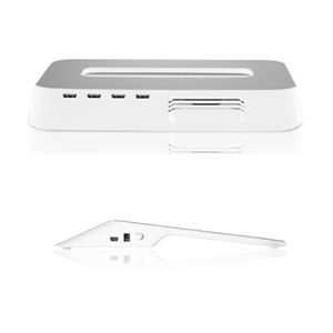 【ノートパソコンクーラー】UMPC用クーラー MINIエアースルー C-HL02-WP(ホワイトカラー)