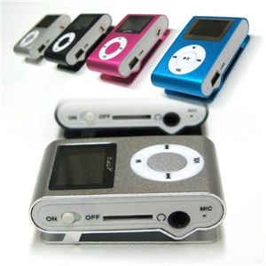 超小型MicroSD挿入型MP3プレーヤー SL(シルバー)