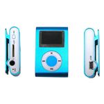 超小型MicroSD挿入型MP3プレーヤー BL(ブルー)