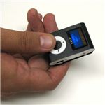 超小型MicroSD挿入型MP3プレーヤー BK(ブラック)