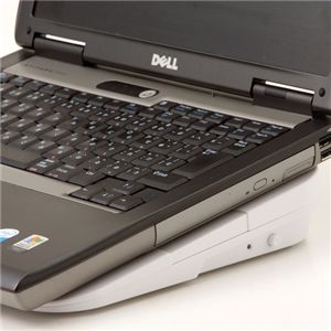 CHOIIX(チョイス) ハブ&HDDスロット搭載 ノートPC用冷却台 スタッシュ ブラック
