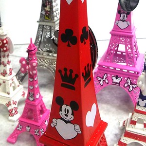 merciGustave! Disney ディズニー ミッキー＆ミニー ビッグエッフェル塔 L'ORIGINALE KINGOFHEARTS　大きさ30cm超でプレミアムナンバー付き！