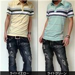 QUE サーフポロ ライトイエロー L