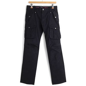 ツイルカーゴパンツ ブラックLサイズ