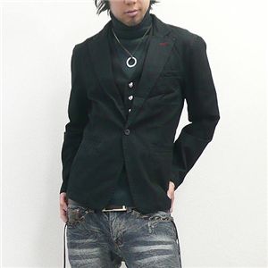 ジャケットコーディネート豪華4点セット (ima) 1ボタンジャケットセット(ブラック) Mサイズ