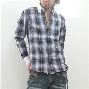 MSオリジナル クレリックシャツ ブラックウォッチ Mサイズ