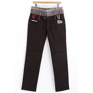 Wウエストパンツ ブラック Mサイズ