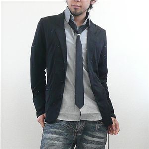 TRテーラードジャケットカーディガン(grn08-123) ブラック Mサイズ